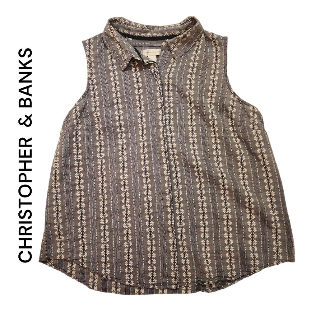 CHRISTOPHER & BANKS TOP SIZE L